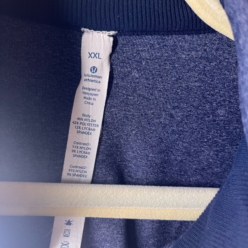 Lululemmon Post Gravity Blue men’s jacket - Picture 3 of 5